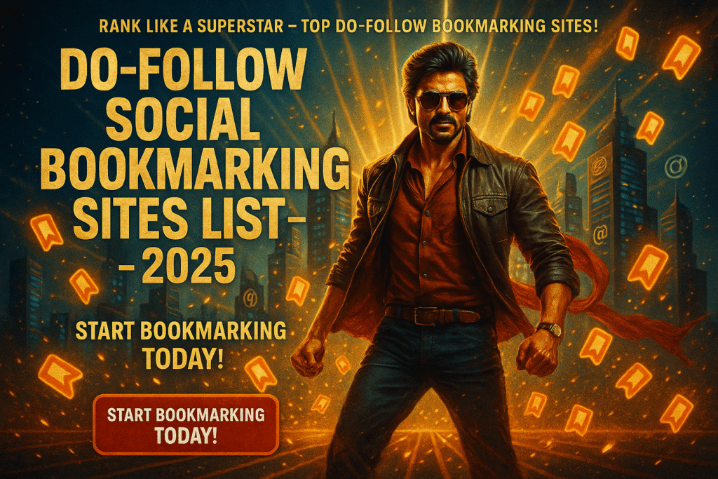 Dofollow Social Bookmarking Sites List 2026